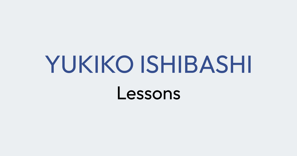 Lessons